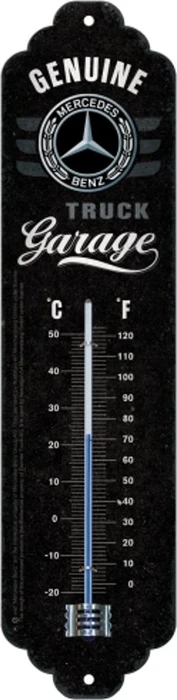 Nostalgic Art Retro Thermometer Daimler Truck Garage, analog