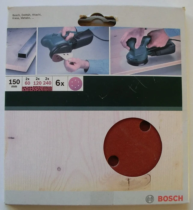 Bosch Professional C470 Best for Wood and Paint Schleifblatt-Set, 6-tlg.