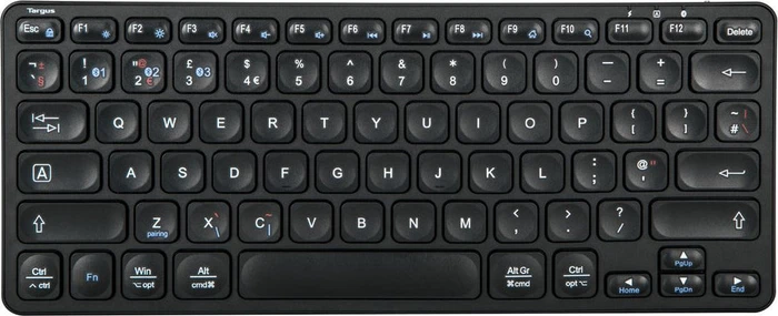 Targus KB862 Compact Multi-Device Antimicrobial Keyboard, Bluetooth, UK