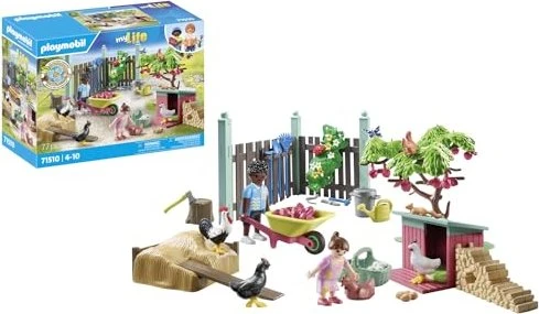 playmobil City Life Kleine Hühnerfarm im Tiny Haus Garten