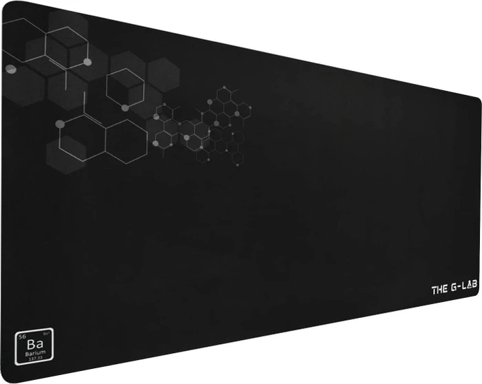 The G-Lab Pad Barium XXL Gaming Mauspad, schwarz/grau