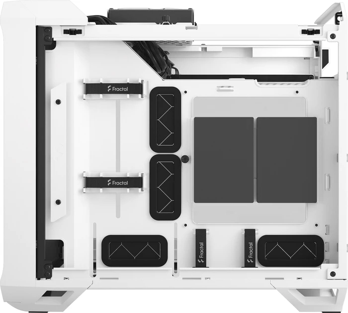 Fractal Design Torrent Nano White TG Clear Tint, Glasfenster, Mini-ITX