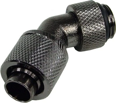 Aquatuning 45° Schlauchanschluss, G1/4" auf 13/10