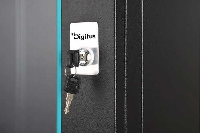 Digitus Dynamic-N Serie 19" Wandgehäuse 9HE, unmontiert, Sicherheitsglastür, IP2X, RAL 9005, 600mm tief