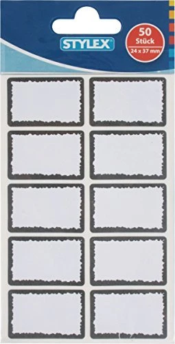 Stylex Tiefkühletiketten, 24x37mm, weiß, 50 Etiketten