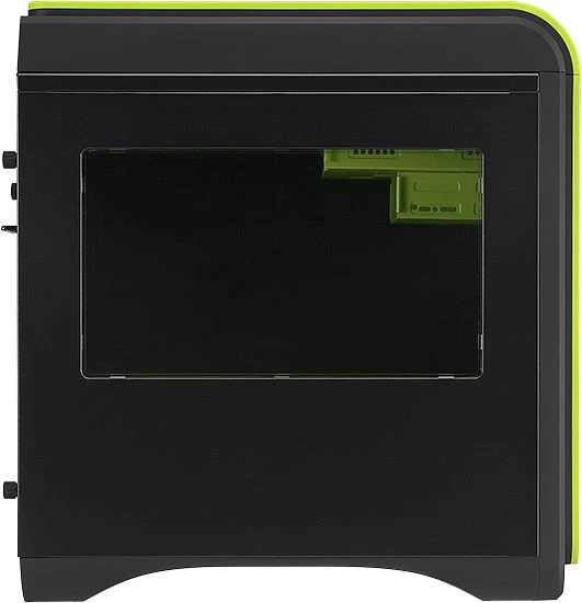 AeroCool DS Cube Green Window Edition, Acrylfenster