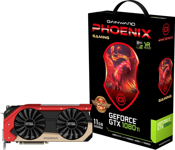 Gainward GeForce GTX 1080 Ti Phoenix GS, 11GB GDDR5X, DVI, HDMI, 3x DP