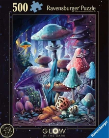 Ravensburger Puzzle Glow in the Dark Pilze im Mondschein