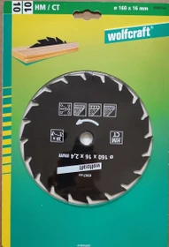 Wolfcraft Serie Grün Kreissägeblatt 20Z, 160x2.4x16mm, 1 Stück