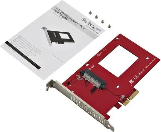 StarTech PCI Express Card > 1 x internal U.2 SFF-8639 NVMe