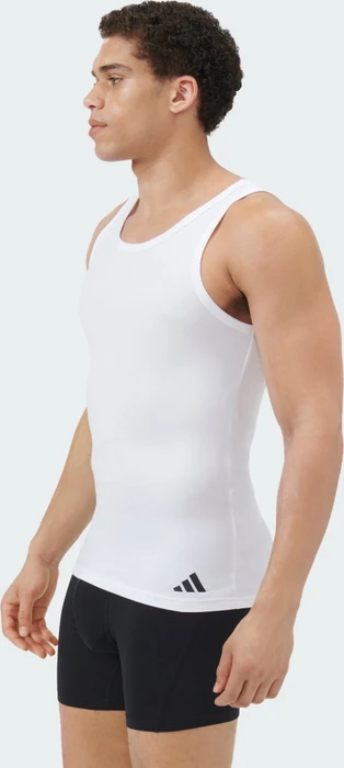 adidas Active Flex Tanktop Unterhemd, 2 Stück Shirt ärmellos weiß (Herren)