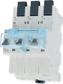 Hager SLS-Schalter 3 polig Cs-Charakteristik 35A für Sammelschiene QuickConnect