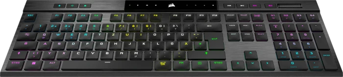 Corsair Gaming K100 AIR Wireless, MX RGB ULP Tactile, USB/Bluetooth, DE