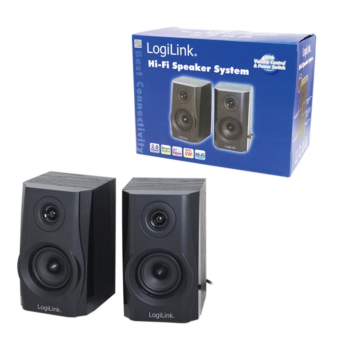 LogiLink Aktivlautsprecher Hi-Fi