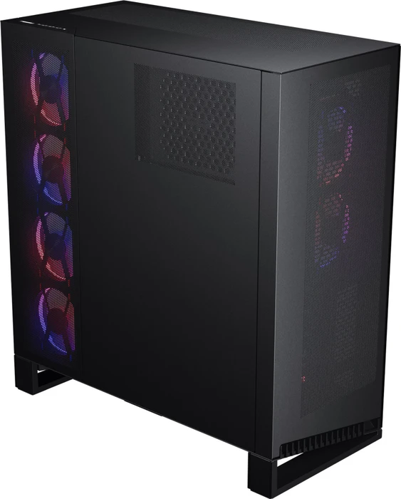 Phanteks NV7 Black, schwarz, Glasfenster