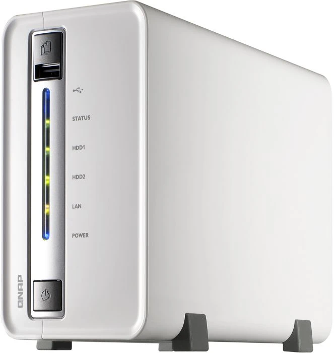 QNAP Turbo Station TS-212P, 512MB RAM, 1x RJ-45 1000Base-T, 2x USB-A 3.0