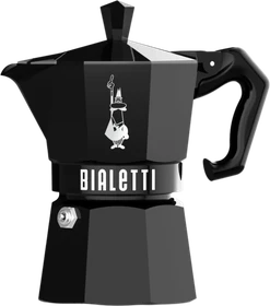 Bialetti Exclusive Moka Express 3 Tassen Espressokanne schwarz