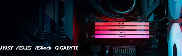 Kingston FURY Renegade RGB schwarz/silber UDIMM 32GB Kit, DDR5-6400, CL32-39-39, 1RX8
