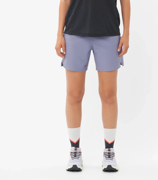 Salomon Shakeout Core 6" Laufhose kurz blue granite (Damen)
