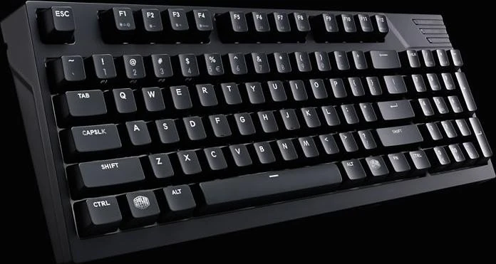 Cooler Master MasterKeys Pro M, LEDs weiß, White, MX BROWN, USB, DE