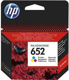 HP Druckkopf mit Tinte 652 dreifarbig