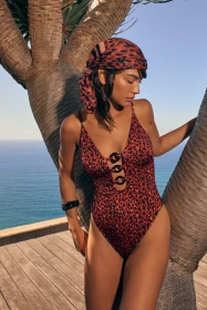 Triumph Midnight Swim Badeanzug brown combination (Damen)