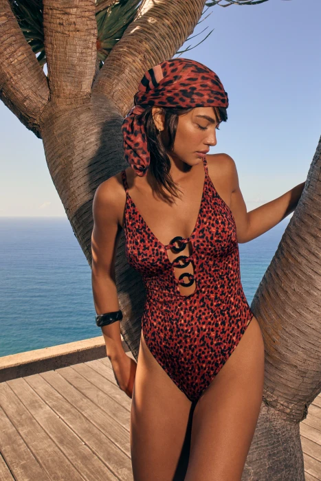 Triumph Midnight Swim Badeanzug brown combination (Damen)
