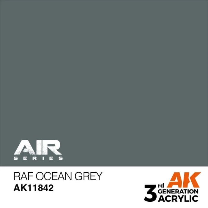 AK-Interactive 3rd Gen Acrylic Colors Air Series RAF ocean grey, 17ml