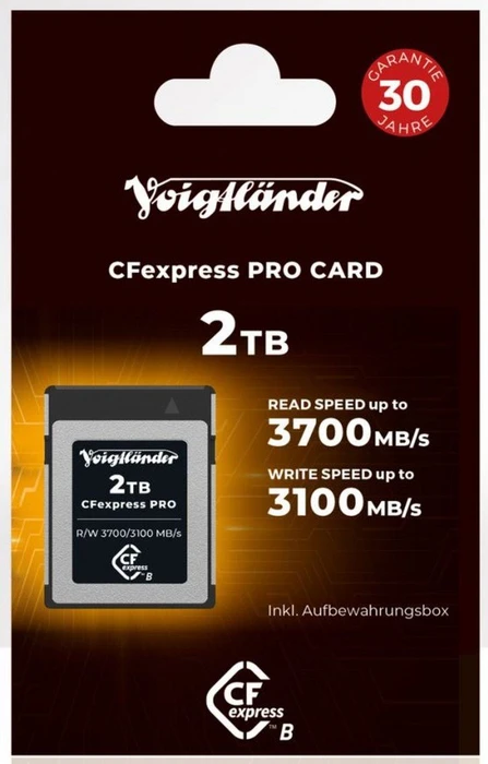 Voigtländer High-Speed R3700/W3100 CFexpress 4.0 Type B 2TB