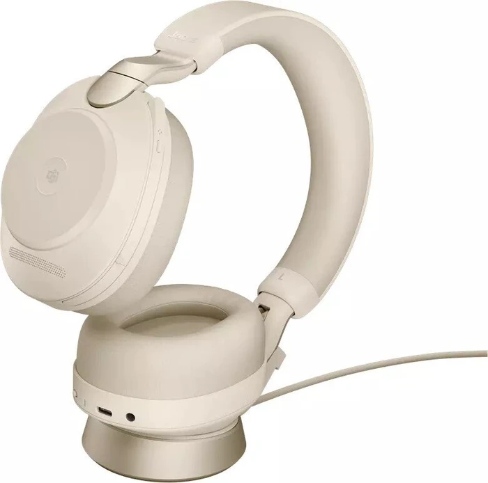 Jabra Evolve2 85 USB-A UC with Charging Stand beige