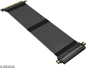 Akasa Riser Black X2 Mark IV Riser Card Cable, gerade, PCIe 3.0, 300mm