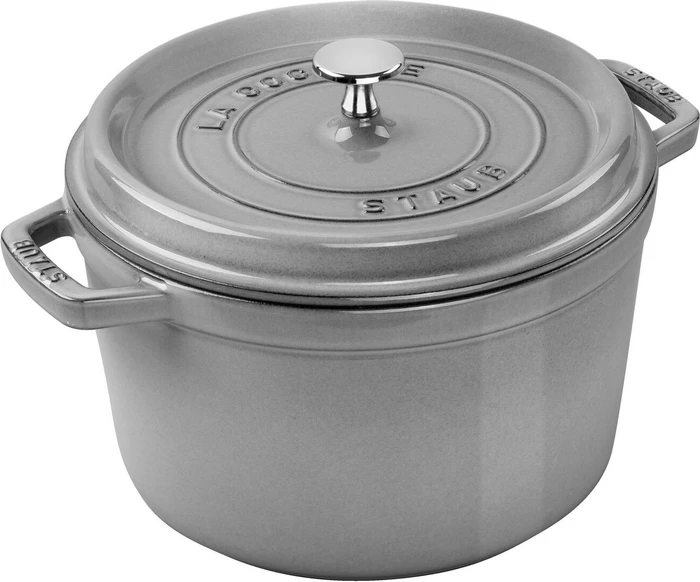 Zwilling Staub Cocotte Schmortopf tief 24cm 4.7l grau