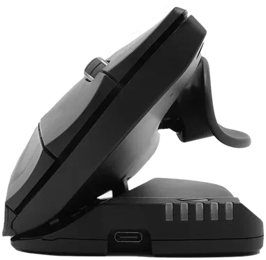 Contour Design UniMouse kabellose Vertikale Maus, schwarz matt, Rechtshänder, USB/Bluetooth