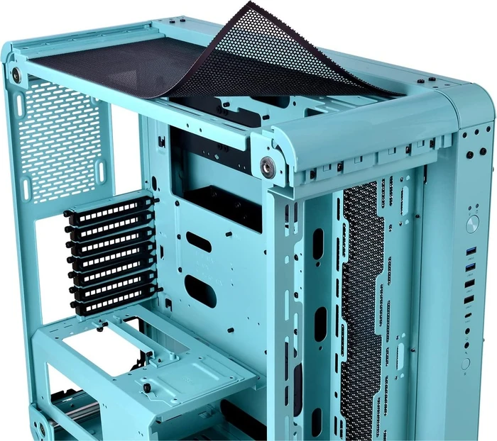 Thermaltake Core P6 TG Turquoise, Glasfenster