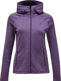Peak Performance Rider Essentials Midlayer Zip Hood Jacke montana grape (Damen)