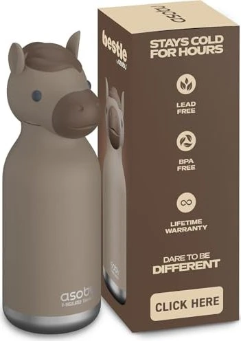 Asobu Bestie Isolierflasche 473ml horse