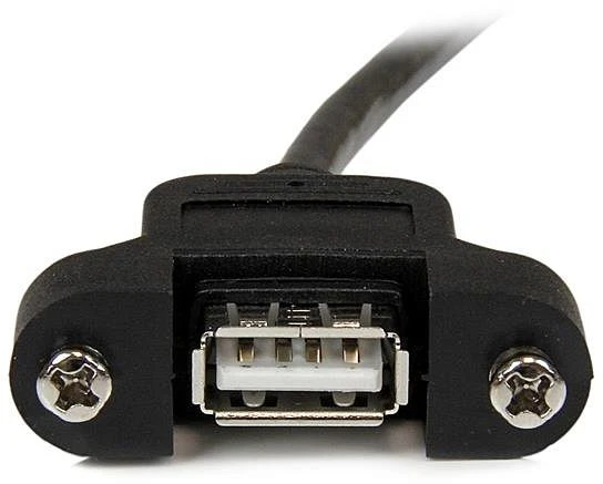 StarTech USB 3.0 Blendenmontagekabel Buchse/Stecker, 0.6m (USBPNLAFAM2)