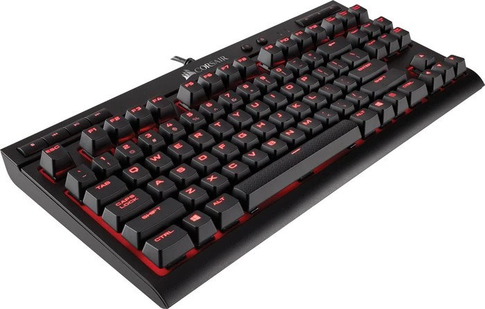 Corsair Gaming K63, LEDs rot, MX RED, USB, DE