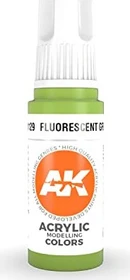 AK-Interactive 3rd Gen Acrylic Colors Acrylic Modelling Colors fluorescent green, 17ml