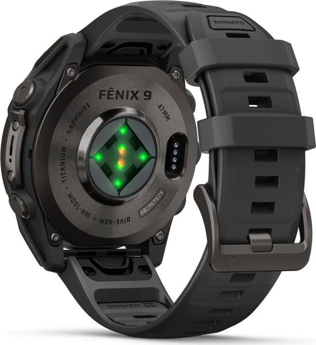 Garmin Fenix 9 47mm carbon grey dlc titanium/black