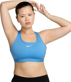 Nike Swoosh Medium Support Sport-BH university blue/white (Damen)