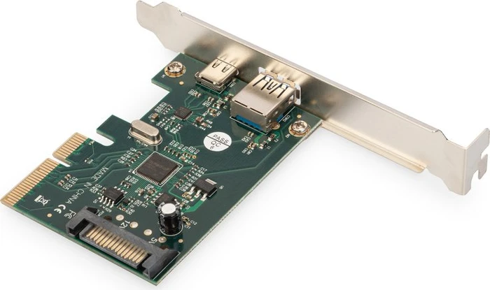 Digitus 1x USB-C 3.1, 1x USB-A 3.1, PCIe 3.0 x4