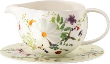 Rosenthal Brillance Bone China Grand Air Sauciere mit Untertasse, 2-tlg.