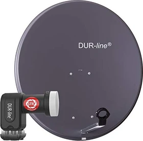 Dura-Sat Dur-line MDA 80 anthrazit 4 Teilnehmer Komplett-Anlage