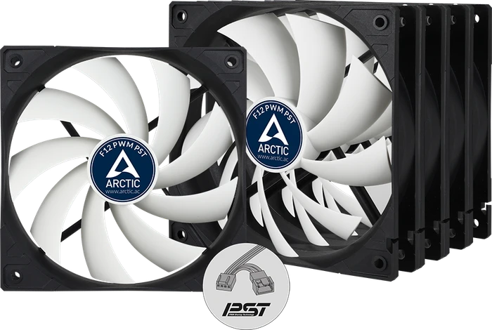 ARCTIC F12 PWM PST, 120mm, 5er-Pack