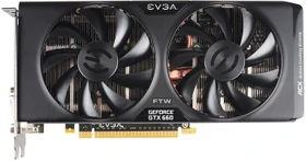 EVGA GeForce GTX 660 FTW ACX Cooler, 2GB GDDR5, 2x DVI, HDMI, DP