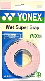 Yonex AC 102EX Griffband rosa, 3 Stück