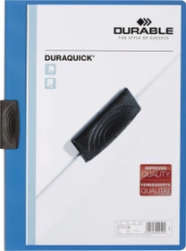 Durable Duraquick Klemmmappe, A4, blau/transparent