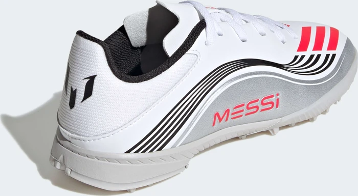 adidas F50 League Messi TF cloud white/lucid red/silver metallic (Junior)