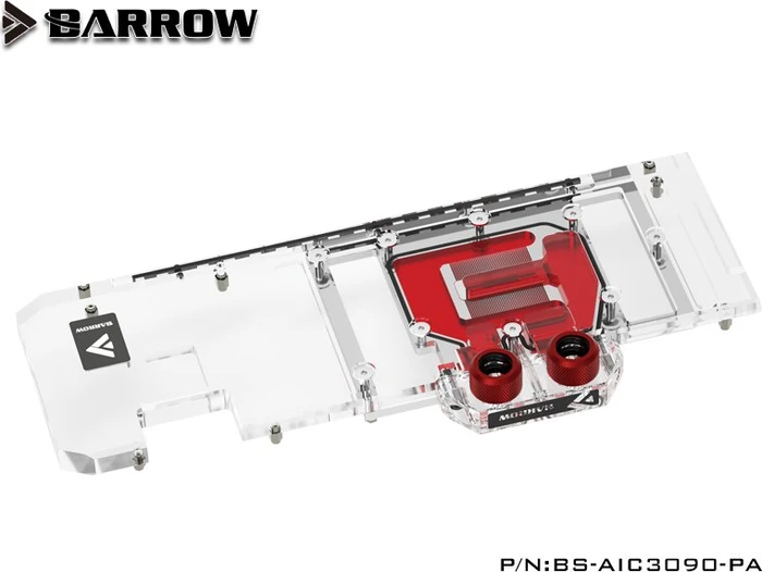 Barrow NVIDIA RTX 3090 LRC 2.0 Full Coverage GPU Water Block, Zotac 3090 Aurora
